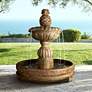 1_Henri Studio Relic Lava 56" High Relic Lava Pina Cascada Fountain