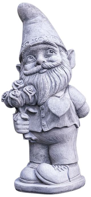 Henri Studio Smitten 21" High Trevia Graystone Garden Gnome - Made to Order