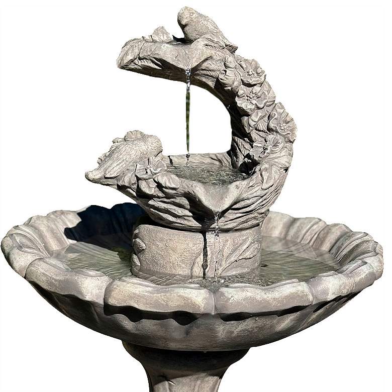 Image 2 Henri Studio Springtime 41" High Sorrento Sandstone Outdoor Fountain more views