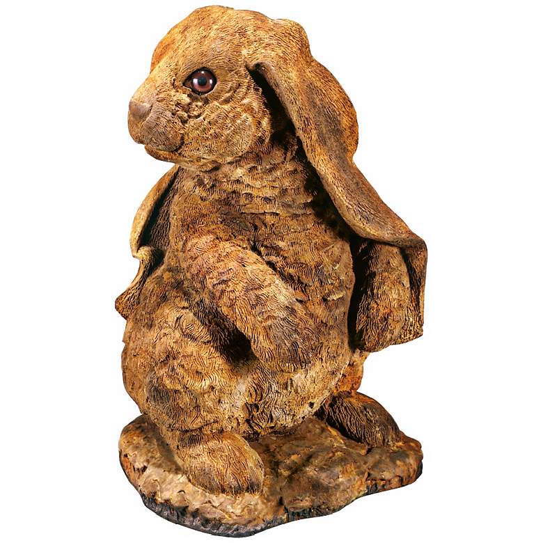 Image 1 Henri Studio Standing Lop-Eared Rabbit 13 inchH Garden Accent