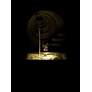 4_Henri Studio Sun Dance 40" Relic Lava Waterfall LED Outdoor Fountain more views