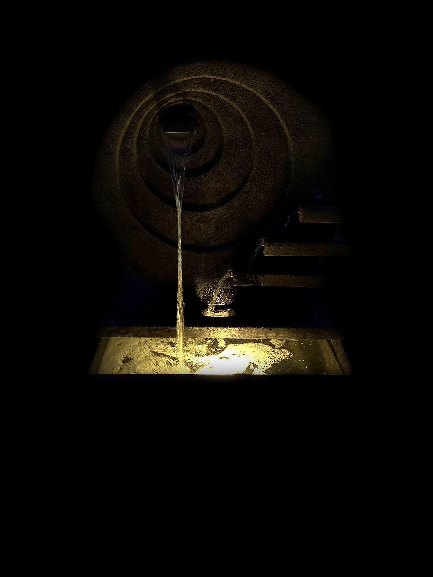 Image 4 Henri Studio Sun Dance 40" Waterfall LED Outdoor Fountain Made to Order more views