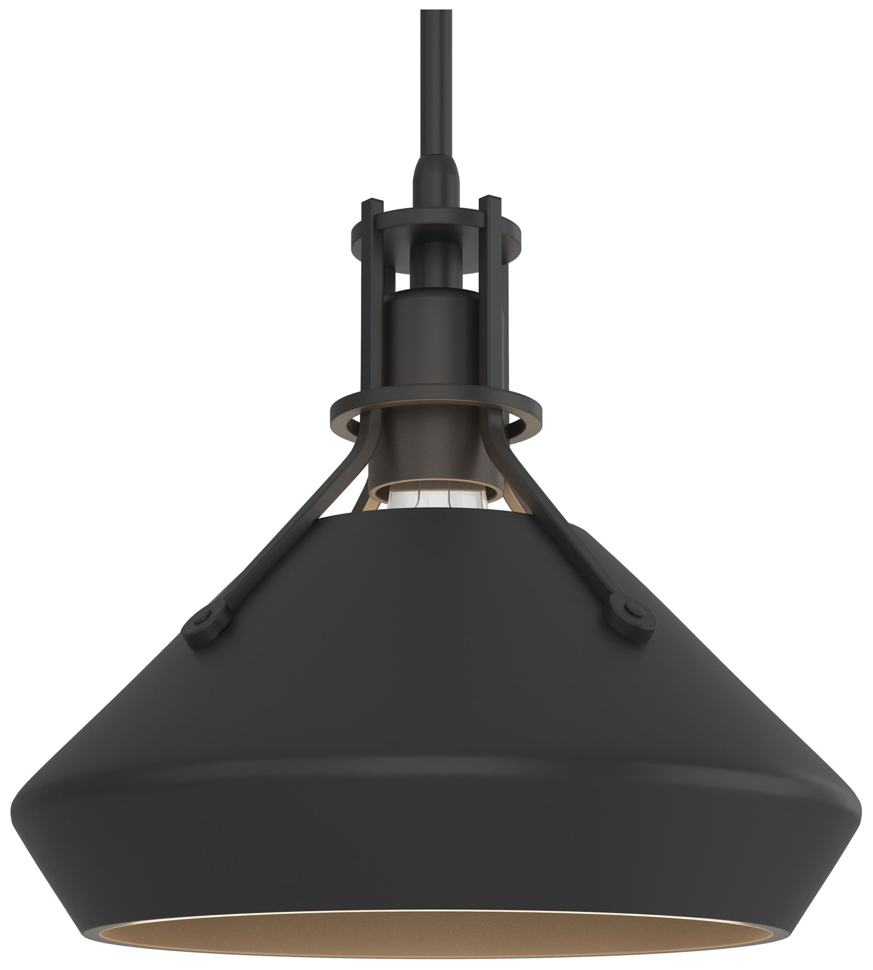 Henry 10" Wide Black Mini Pendant w/ Black