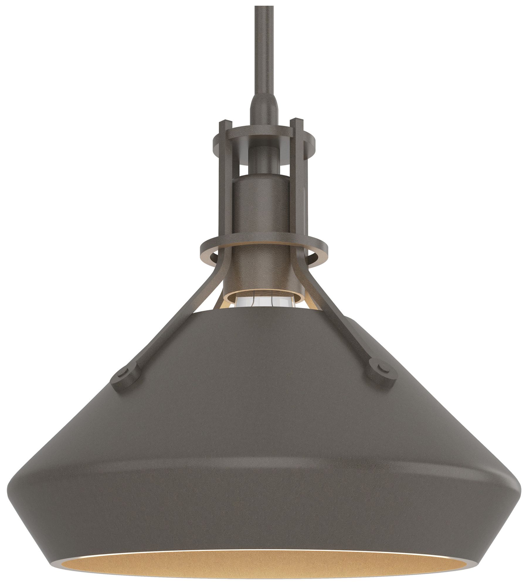 Henry 10" Wide Dark Smoke Mini Pendant w/ Dark Smoke