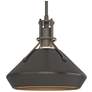 Henry 10" Wide Dark Smoke Mini Pendant with Bronze Shade