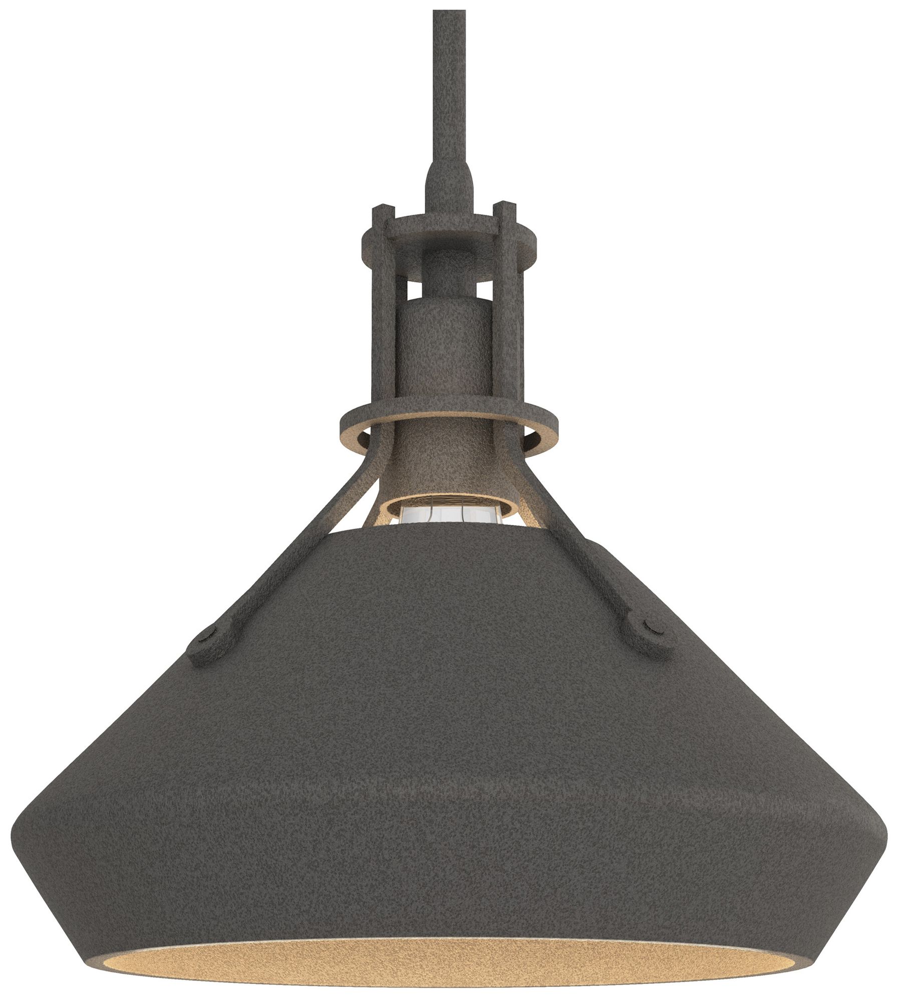 Henry 10" Wide Natural Iron Mini Pendant w/ Natural Iron