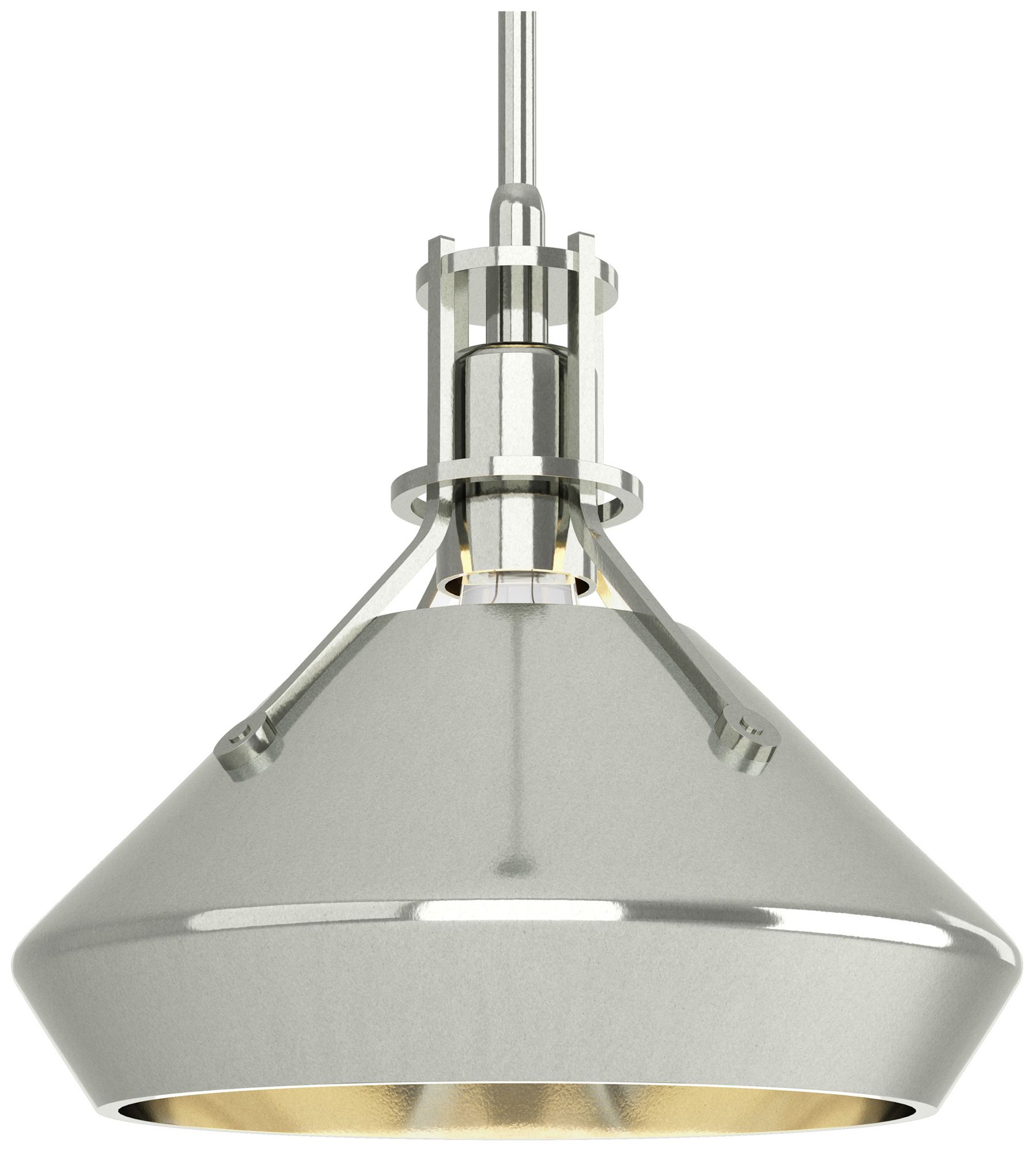 Henry 10" Wide Sterling Mini Pendant w/ Sterling