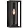 Henry 12 1/2" High Sand Black Outdoor LED Wall Light