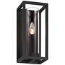 6_Henry 12 1/2" High Sand Black Outdoor LED Wall Light more views