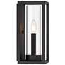 Henry 12 1/2" High Sand Black Outdoor LED Wall Light