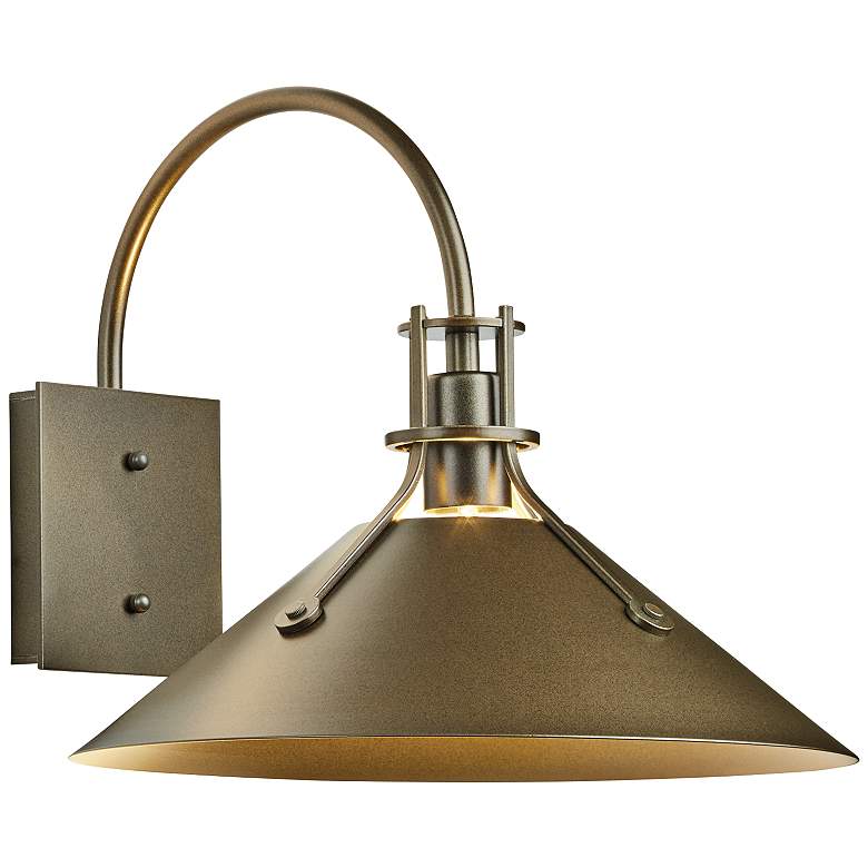 Image 1 Henry 12 3/4" High Coastal Bronze Medium Outdoor Wall Light