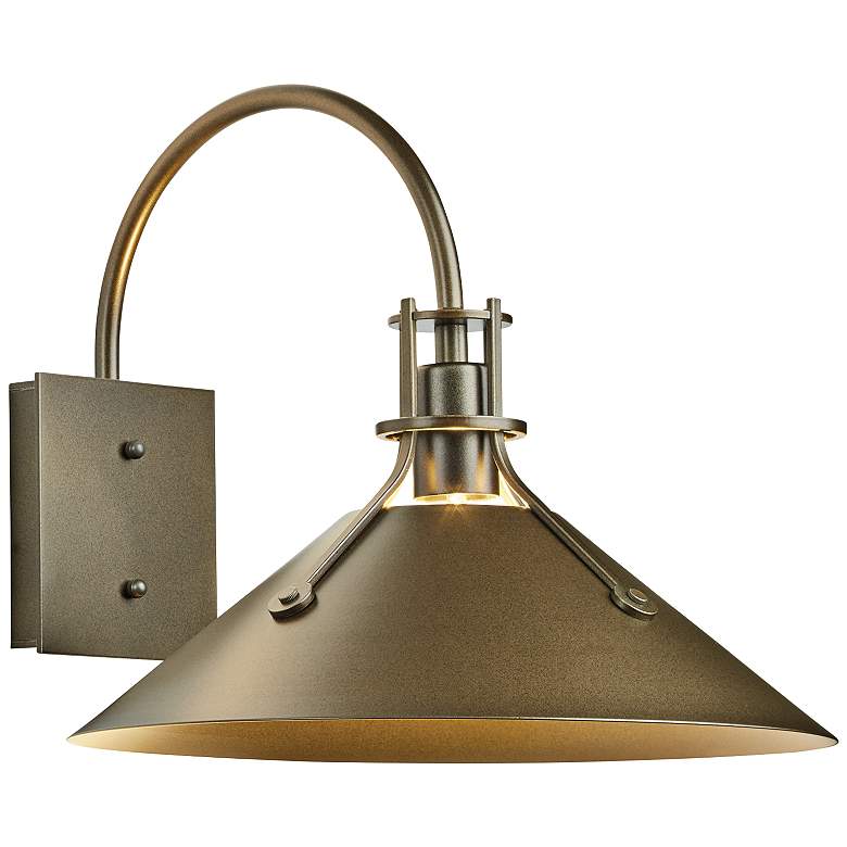 Image 1 Henry 12 3/4 inch High Coastal Bronze Medium Outdoor Wall Light