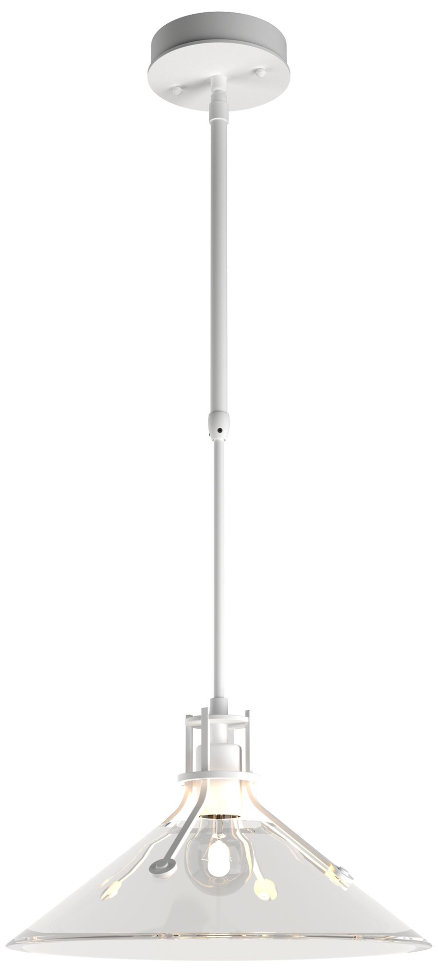 Henry 14.4" High Medium Coastal White Outdoor Pendant - Made to Order