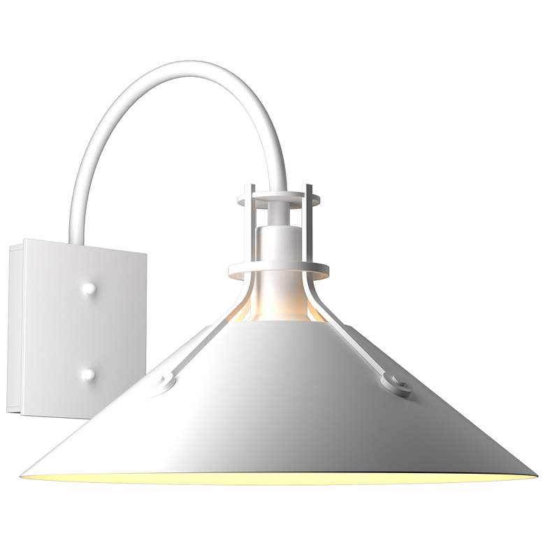 Image 1 Henry 14.4" High Large Coastal White Dark Sky Outdoor Sconce