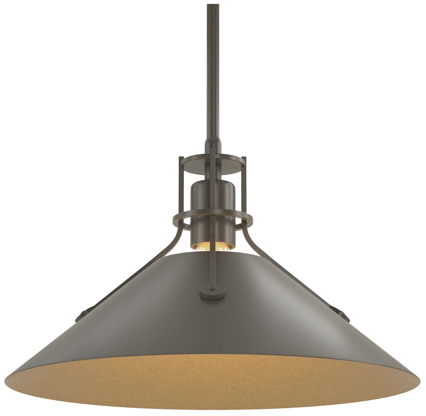 Henry 14" Wide Dark Smoke Pendant w/ Dark Smoke