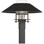 Henry 15.8"H Black Accented Natural Iron Outdoor Post Light w/ Clear S
