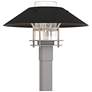 Henry 15.8"H Black Accented Steel Outdoor Post Light w/ Clear Shade