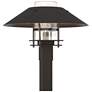 Henry 15.8"H Oil Rubbed Bronze Outdoor Post Light w/ Clear Shade
