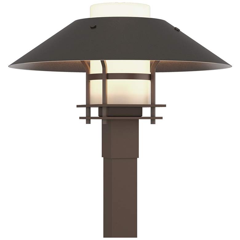 Image 1 Henry 15.8"H Oiled Bronze Accented Bronze Outdoor Post Light w/ Opal S