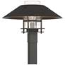 Henry 15.8"H Oiled Bronze Accented Iron Outdoor Post Light w/ Clear Sh