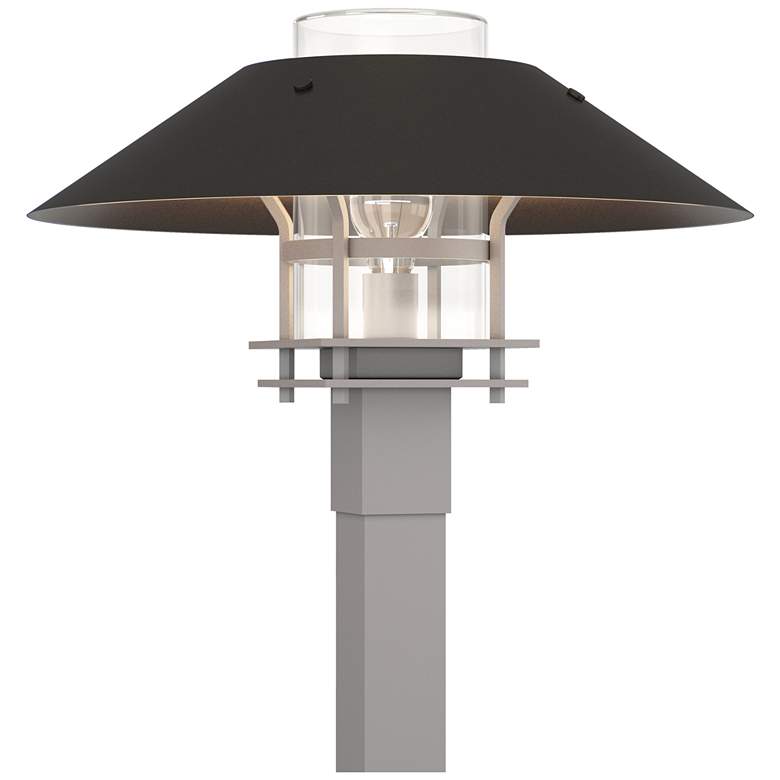 Image 1 Henry 15.8"H Oiled Bronze Accented Steel Outdoor Post Light w/ Clear S