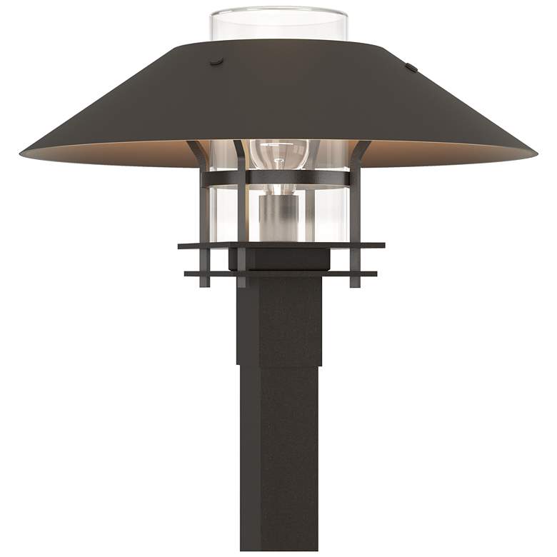Image 1 Henry 15.8"H Smoke Accented Oiled Bronze Outdoor Post Light w/ Clear S