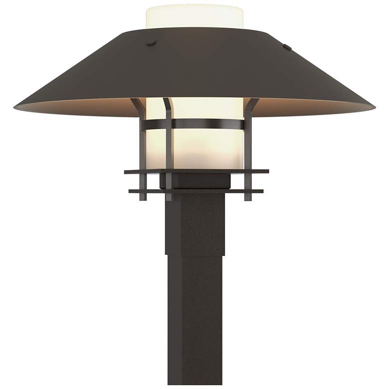 Image 1 Henry 15.8"H Smoke Accented Oiled Bronze Outdoor Post Light w/ Opal Sh