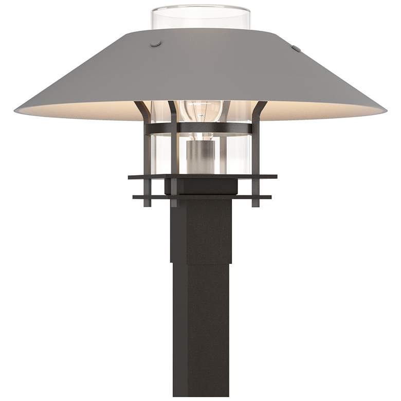 Image 1 Henry 15.8"H Steel Accented Oiled Bronze Outdoor Post Light w/ Clear S