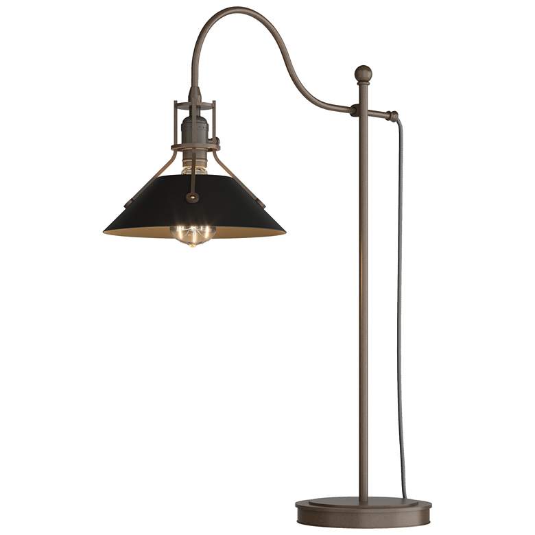 Image 1 Henry 27.1" High Black Accented Bronze Table Lamp