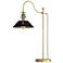 Henry 27.1" High Black Accented Modern Brass Table Lamp