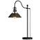 Henry 27.1" High Dark Smoke Accented Black Table Lamp