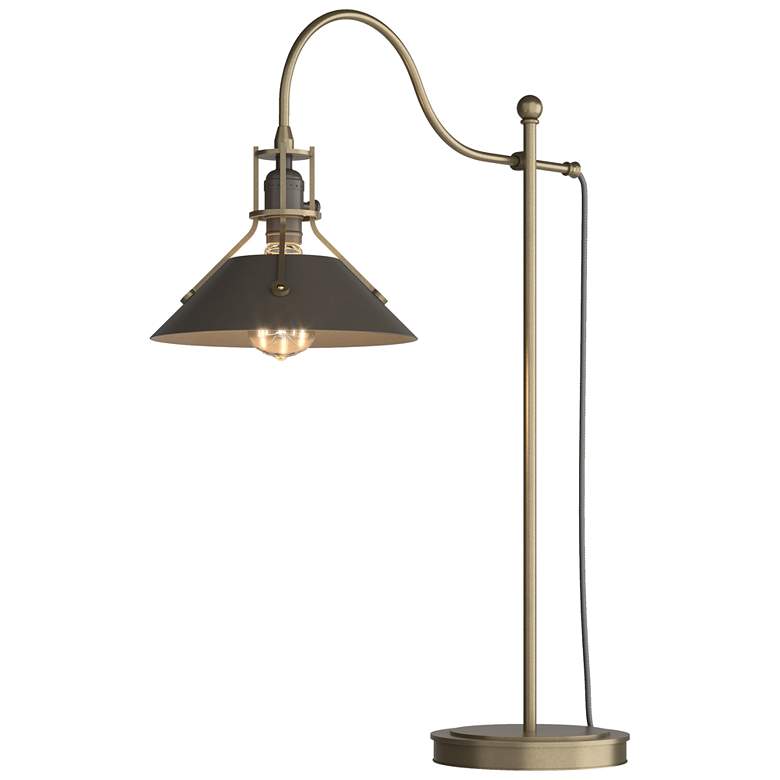 Image 1 Henry 27.1" High Dark Smoke Accented Soft Gold Table Lamp