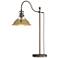 Henry 27.1" High Modern Brass Accented Bronze Table Lamp