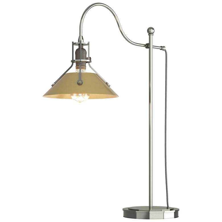 Image 1 Henry 27.1" High Modern Brass Accented Sterling Table Lamp