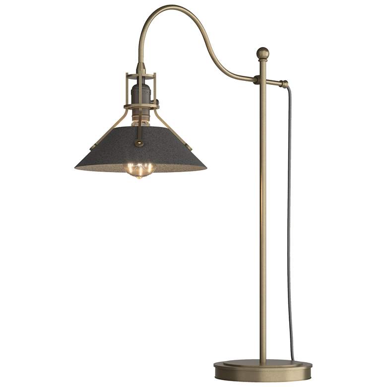 Image 1 Henry 27.1" High Natural Iron Accented Soft Gold Table Lamp