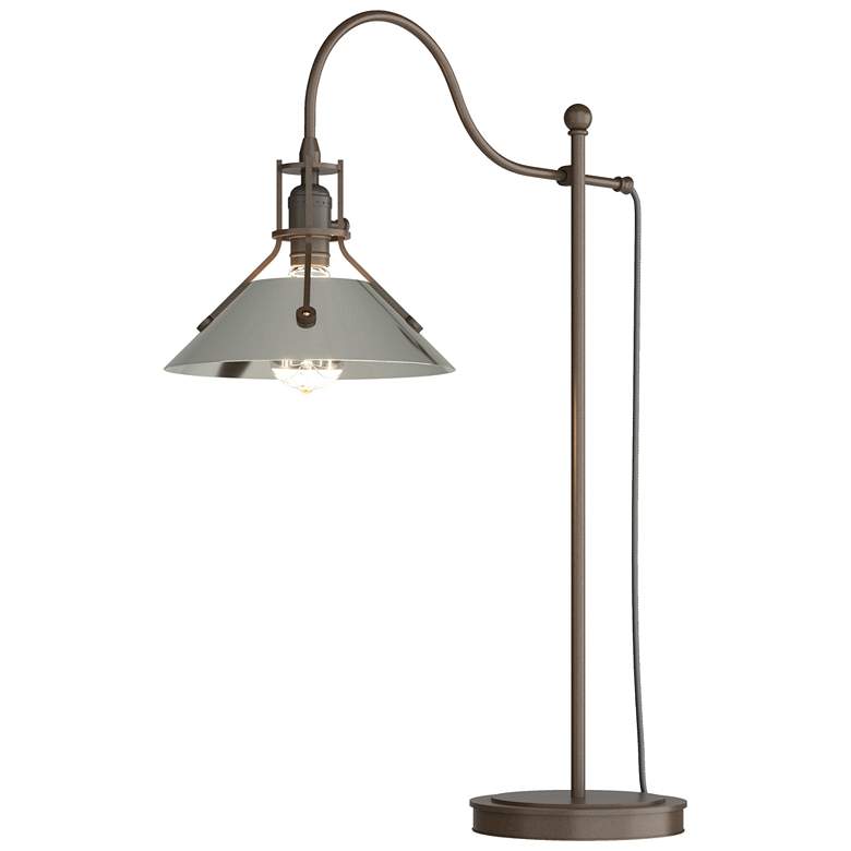 Image 1 Henry 27.1" High Sterling Accented Bronze Table Lamp