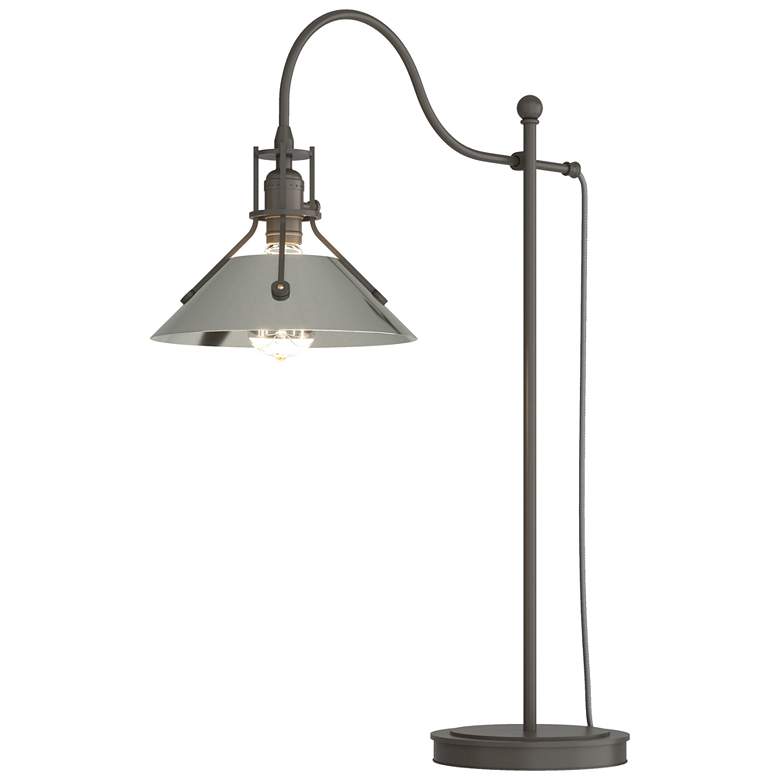 Image 1 Henry 27.1" High Sterling Accented Dark Smoke Table Lamp