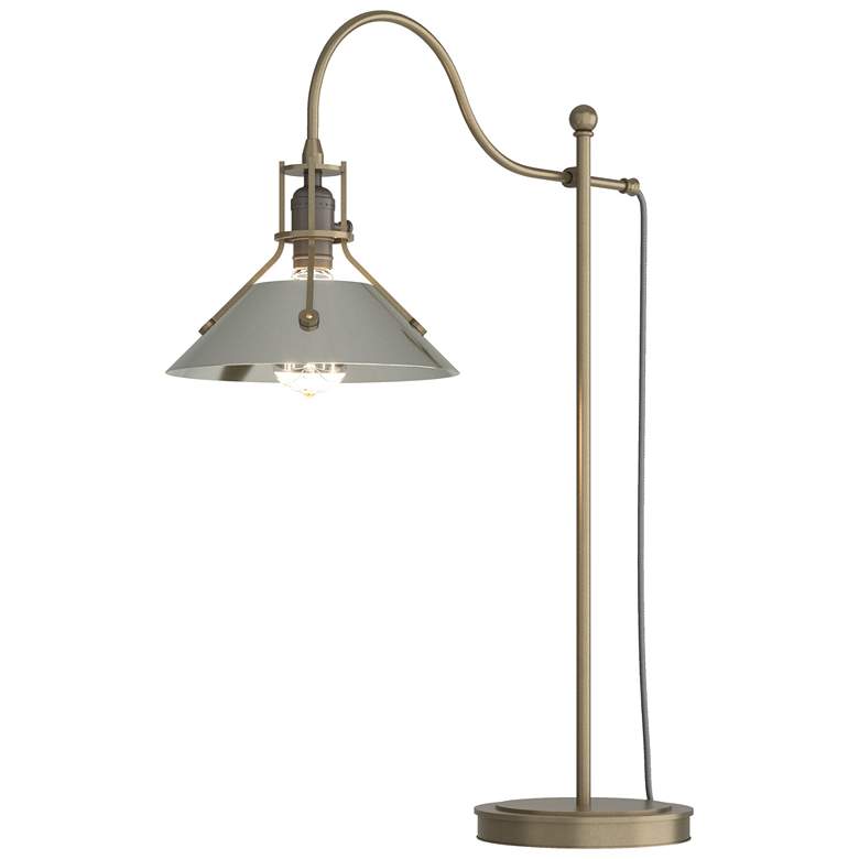 Image 1 Henry 27.1" High Sterling Accented Soft Gold Table Lamp