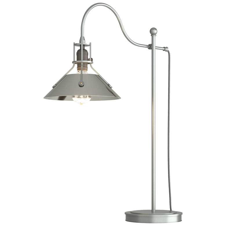 Image 1 Henry 27.1" High Sterling Accented Vintage Platinum Table Lamp