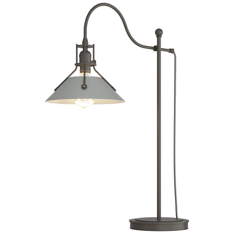 Image 1 Henry 27.1" High Vintage Platinum Accented Dark Smoke Table Lamp