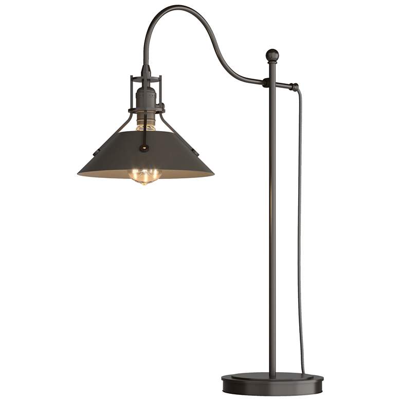 Image 1 Henry 27.1"H Dark Smoke Accented Oil Rubbed Bronze Table Lamp