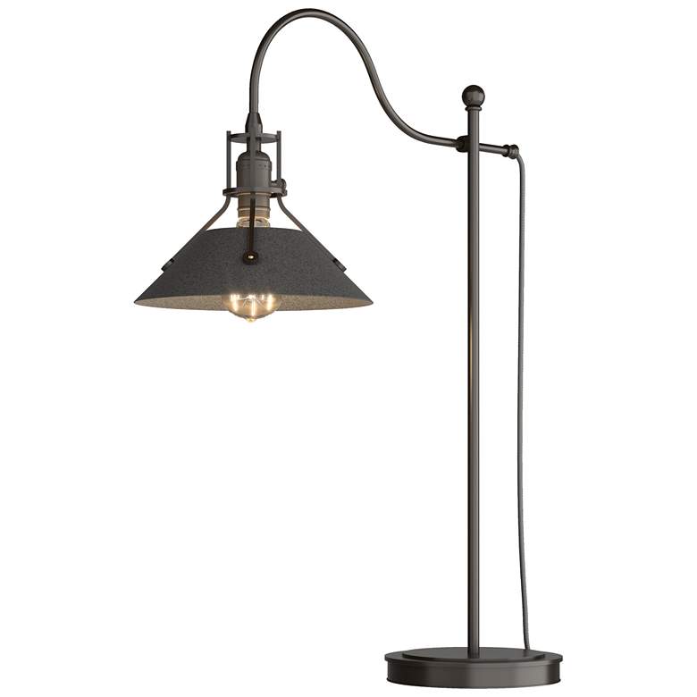 Image 1 Henry 27.1"H Natural Iron Accented Oil Rubbed Bronze Table Lamp