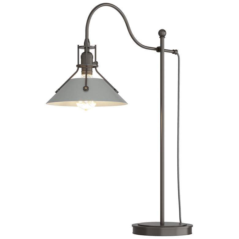 Image 1 Henry 27.1"H Vintage Platinum Accented Oil Rubbed Bronze Table Lamp