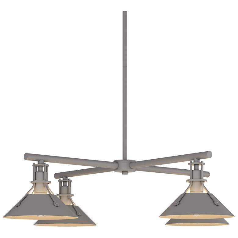Image 1 Henry 8 1/4"H Coastal Burnished Steel Outdoor Hanging Light