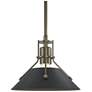Henry 9.2" Wide Black Accented Soft Gold Mini-Pendant