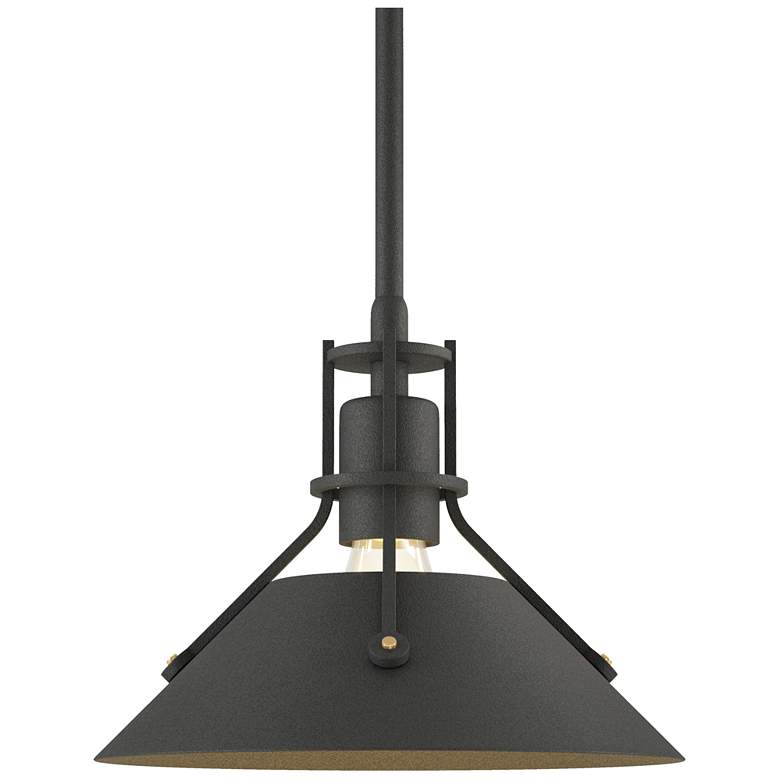 Image 1 Henry 9.2" Wide Natural Iron Accented Natural Iron Mini-Pendant