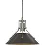 Henry 9.2" Wide Oil Rubbed Bronze Accented Sterling Mini-Pendant