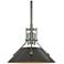 Henry 9.2" Wide Oil Rubbed Bronze Accented Sterling Mini-Pendant