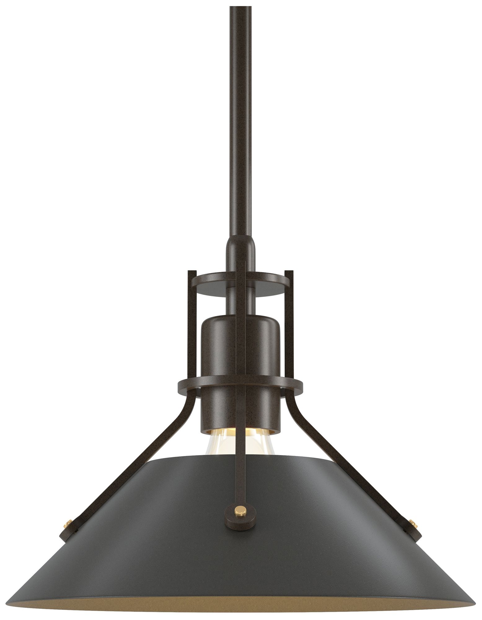 Henry 9" Wide Bronze Mini Pendant w/ Dark Smoke
