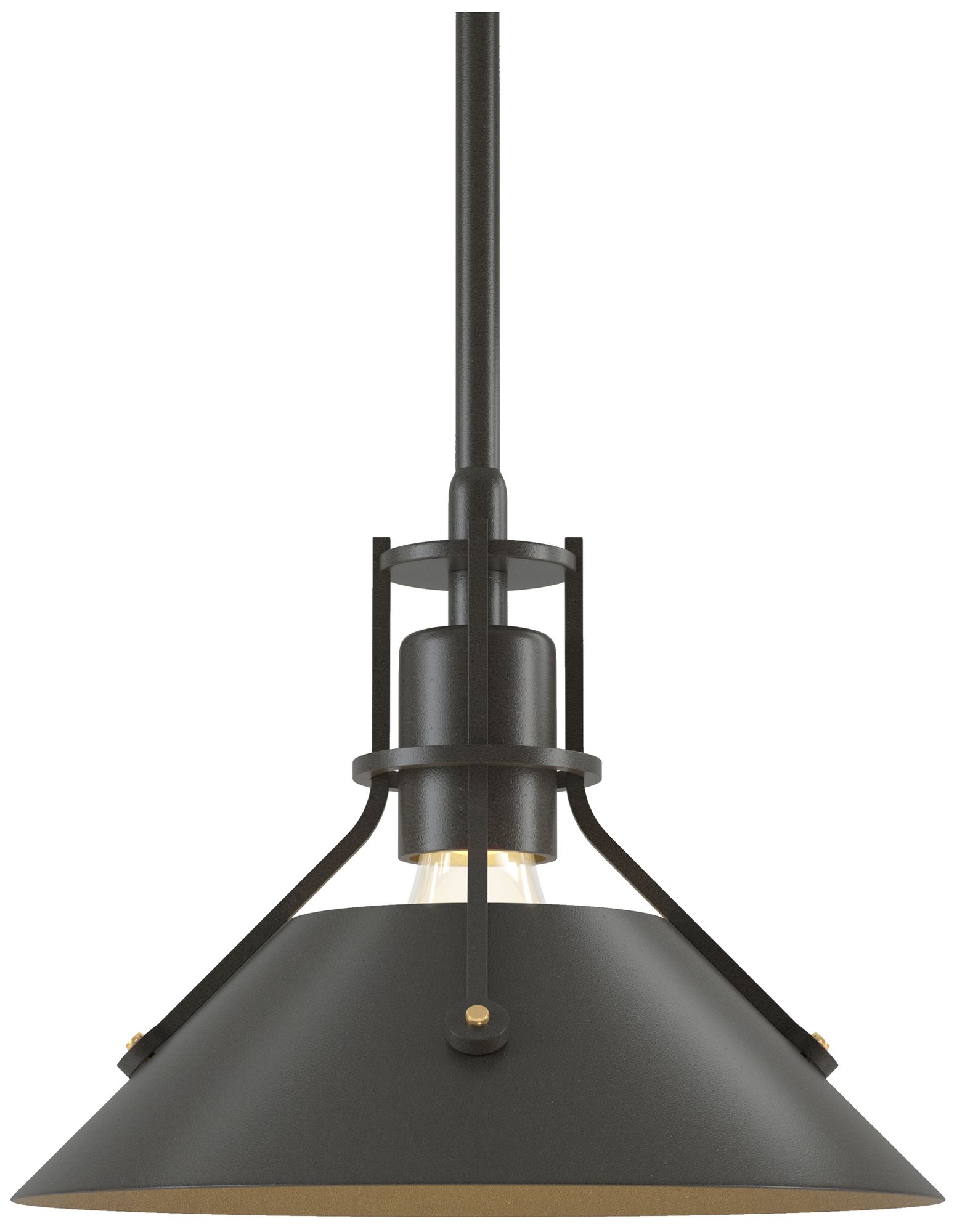 Henry 9" Wide Dark Smoke Mini Pendant w/ Dark Smoke
